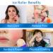 Ice Cube Face Roller - Brighten Skin & Enhance Glow | Reusable Mini Facial Treatment for Eyes & Neck | Pink De-Puffing Roller - Buy Online on GoSupps.com