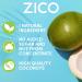 Zico 100% Coconut Water Drink - 12 Pack, 500ml - Natural Flavored, No Sugar Added, Gluten-Free - Supports Hydration with Electrolytes - Buy Online on GoSupps.com