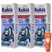 Kukident Kukis Braces Cleaner 3x 60 St. I cleaning tablets for braces I Fast cleaning I Eucalyptus & Menthol-Frische I Spar-Set Plus Pharma Perle Give-Away 3x Kukident Kukis Tooth Castle
