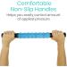 Vandove Portable Massage Roller Stick - Deep Tissue Massage Device with 2 Massage Balls for Trigger Point Relief - Ideal Fascia Roller for Beginners (Blue) - Buy Online on GoSupps.com