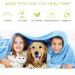 DEWEL 63.5cm Adjustable Waterproof Dog Collar - Effective Tick & Flea Prevention for Dogs & Cats - Buy Online on GoSupps.com