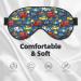 Funny Animal Driver Cartoon Sleep Masks | Comfortable Soft Adjustable Eye Masks for Home & Travel - Buy Online on GoSupps.com