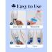 YogaMedic Heel Shoe Pads - 4 Pcs Gel Cups for Plantar Fasciitis & Pain Relief - Size 40-45 - Buy Online on GoSupps.com