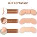 Heel Pads for Shoes - 4 Pairs Foamed Cotton Cushions for Pain Relief & Better Fit | Shop Now for Enhanced Comfort - NXK47 - Buy Online on GoSupps.com