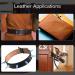 Top Grain Leather Strap - 1/2 x 72 Black Leather Strip for DIY Crafts & Projects - Buy Online on GoSupps.com