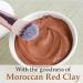 Moroccan Red Clay Powder by mi nature | Suitable for Face Mask Scrub Soaps Bath Bombs Body Wraps | Very Fine Powder | No Additives | Detoxifies Removes impurities | Hair Shampoo - Buy Online on GoSupps.com