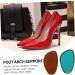 NOLITOY 6 Pairs Anti-Slip Half Size Insoles for Women - Forefoot Pads for Heeled & Flat Shoes Invisible Leather Inserts - Buy Online on GoSupps.com