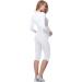 Be Mammy Maternity 3/4 Leggings - Size XS, White | Comfortable Pregnancy Wear - Buy Online on GoSupps.com