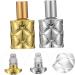 Mikinona 2pcs Perfume Bottle Essential Oil Storage Bottles Aromatherapy Roller Bottle Metal Roller Ball Tube Perfume Mini Refillable Bottles Empty Bottle Travel Portable Glass - Buy Online on GoSupps.com