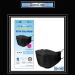 Premium 3D KF94 Face Masks - (Pack of 10) Black & White Combo Set | 4-Layer Filters | Made in Korea - International Shipping - Buy Online on GoSupps.com