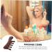 Premium Portable Sandalwood Comb - Wooden Ridge Scalp Massager for Women's Hair Care - Buy Online on GoSupps.com