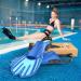 DOOHALO Swim Fins | Adult Snorkel Fins for Lap Swimming and Diving | Adjustable Size L/XL (8.5-11 US) | Navy Blue + Light Blue - Buy Online on GoSupps.com