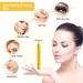 Shop Aubric 24k Gold Face Massager - T-Shape Electric Wand for Anti-Aging Skin Firming & Wrinkle Reduction | Global Shipping Available - Buy Online on GoSupps.com
