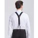 Buy Ausukler Heavy Duty Men's Suspenders - Extra Strong 3.5cm Wide Braces with Swivel Hook - Black - International Shipping Available - Buy Online on GoSupps.com