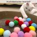 Xiwupo 50-Piece Cat Toy Balls - Felt Balls for Cats & Kittens - Perfect for Chasing & Catching Fun - Buy Online on GoSupps.com