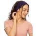 Buy Lulucheri Women's Hair Band - Elastic Headband for Sports Yoga & Gym - Aubergine Violet - Stylish & Comfortable - Buy Online on GoSupps.com