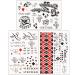 3 Sheets HQ Temporary Tattoos from Suicide Squad,HQ Tattoo Sticker Perfect for Halloween,Cosplay, Costumes and Party Accessories