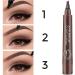 Buy Waterproof Microblading Eyebrow Pencil - Dark Brown (02#) | Precision Micro-Fork Tip for Flawless Brows | International Shipping Available - Buy Online on GoSupps.com