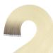 Youngsee Tape In Extensions - Real Hair Ombre 60cm Virgin Tape Extensions Light Brown to Blonde 5pcs #R8T60 - Buy Online on GoSupps.com
