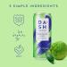 Dash Water Lime & Lemon - 24 x Flavoured Sparkling Spring Water NO Sugar NO Sweetener NO Calories - Infused with Wonky Fruit (12 Lime & 12 Lemon x 330ml cans) - Buy Online on GoSupps.com