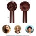 Bonnet Queen Satin Silk Sleeping Cap - Adjustable Night Hair Care for Curly & Long Hair - Breathable Protective Hood in Chocolate - Buy Online on GoSupps.com
