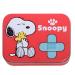 Snoopy children's plaster licensed product - 2 pieces - metal box - 24 plaster - beautiful design pavement storage box for children - suitable for backpack - handbag snoopy 2 pieces