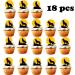 18pcs Wolf Cupcake Toppers for Kids Adult Wolf Birthday Party Decorations Night of the Wolf Party Favors Supplies Werewolf Animal Howl Wolf Cake Decorations - Buy Online on GoSupps.com