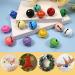 TOAOB 15pcs Mixed Colour Jingle Bells - 22mm Metal Sleigh Bell for Festival Decorations & Crafts - Buy Online on GoSupps.com