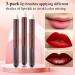 3PCS Lip Brush Set with Tubes | Multi-purpose Lip & Eye Makeup Brushes | Brown Brushed Applicator Tool Kit - Buy Online on GoSupps.com