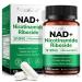 FLWJLKB NAD Supplement, NAD Nicotinamide Riboside with Premium Nicotinamide Riboside & Resveratrol, NMNH Supplement Alternative, Health Supplements for Anti-Aging, Energy, Focus - 60 Days Supply