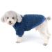 Zunea Winter Coat for Small Dogs | Fleece Warm Dog Sweater & Jacket | Puppy & Cat Clothing | Blue XXL | Perfect for Chihuahuas & Pets - Buy Online on GoSupps.com