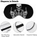 Funny Skeleton Middle Finger Sleeping Mask - Black Skull Soft Eye Mask with Adjustable Strap for Comfortable Night Sleep - Buy Online on GoSupps.com