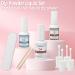 Dipping Powder Liquid Set Nail Dip Powder Liquid with 15ml 2 in 1 Base & Top Coat Activator and Brush Saver for Dip Powder Starter Kit No UV/LED Nail Art Manicure for Home DIY Salon - Buy Online on GoSupps.com