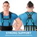 Lower Back Brace with Suspenders | Adjustable Back Support Belt for Men & Women | Heavy Lifting Pain Relief | Tool Bag Included - Size S - Buy Online on GoSupps.com