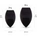 Makeup Sponge Set in Diamond Shape Luvia Cosmetics Makeup Blender Black - Buy Online on GoSupps.com