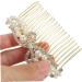 Didiseaon Alloy Rhinestone Hair Comb Pearl Headpiece Flower Girl Hair Accessory Comb Headband Bun Holder Clip Pearl Headbands Girls Headband Wedding Bride Decorate Rhinestones - Buy Online on GoSupps.com