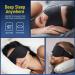Blackout Sleep Mask for Men and Women | Light Blocking Eye Mask for a Restful Sleep - Buy Online on GoSupps.com