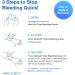 AllaQuix X-Large Stop Bleeding Gauze (4x4 Square, 3-Pack) - Professional-Grade Hemostatic Bandage for First-Aid - Buy Online on GoSupps.com