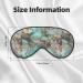 Buy Cartoon World Map Eye Mask | Unisex Adjustable Sleep Mask for Travel & Home | Perfect for Yoga & Naps - Buy Online on GoSupps.com