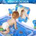 Buy TikPlus Inflatable Water Play Mat for Babies | Sensory Toy with Mirror & Bell | Ideal for 3-9 Months | 70x50cm Blue - Buy Online on GoSupps.com