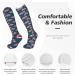 Ambulance EMS Compression Socks for Men & Women | 15-20 mmHg Circulation Support for Running & Cycling - Dark Blue Star of Life Design - Buy Online on GoSupps.com