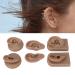 Silicone Human Ear Model 3 Pair - Dark Skin Color - High Simulation Elastic Model - Hand Crafted - Reusable for Display Props and Earrings - Buy Online on GoSupps.com