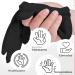 EXBRIECO 2 6 or 12 Cotton Gloves Moisturizing Gloves Soft Elastic Hand Care Comfortable Mime Jeweller Waiter Costume White or Black. M Pack 2 Black - Buy Online on GoSupps.com