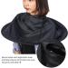 ANGGREK Adult Barber Hair Cutting Umbrella Cape - Black Hairdressing Gown for Salon & Home Stylists - Buy Online on GoSupps.com