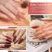 AZUREBEAUTY Dip Powder Nail Kit Starter Set - 20 Colors Sunset Glitter Red Nude Brown Collection for French Nail Art - Includes Base/Top Coat - Perfect DIY Salon Gift for Women - Buy Online on GoSupps.com