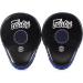 Fairtex FMV9 Contoured Boxing Target Focus Pad Mitts | Black/Blue - Buy Online on GoSupps.com