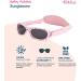 Kiddus Baby Sunglasses | Pink Flower Pattern | UV400 Protection | Ages 0-2 years - Buy Online on GoSupps.com