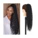 Ponytail Extensions Long Wave Curly Drawstring Ponytail Extension for Black Women 26 Inch Synthetic Drawstring Ponytail Clip in Afro Curly Fake Hair Ponytail for Women (Color : 1B Size : 26inches) 26inches 1B