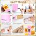 Demine Honey Wax Roller Kit for Hair Removal - Portable Wax Warmer for Sensitive Skin - Includes 2 Cartridges, 10 Wax-removing Wipes, 100pcs Wax Strips - Buy Online on GoSupps.com
