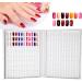  Wandisy Verr ckter Verkauf Nail Art Display 216 Farben Nail Gel Farbkarten Vernis Ongles Affichage Diagramme Livre Nail Art L' tag re affiche (Blanc) - Buy Online on GoSupps.com